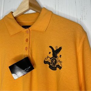 Ultra Club Polo Shirt F.O.A. XL 4449 Orange NWT New Fraternal Order of Eagles